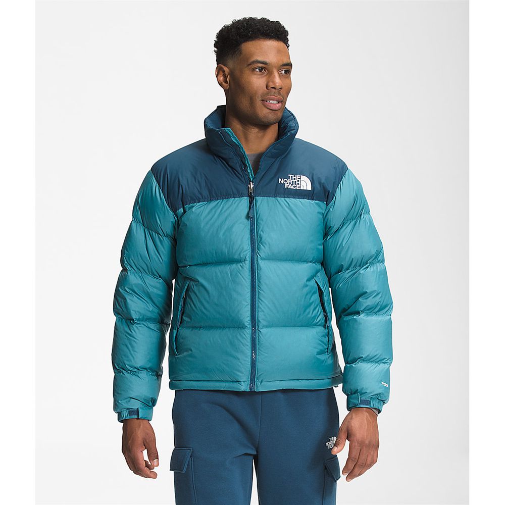 The North Face Nuptse Jacket Mens Australia - The North Face 1996 Retro Blue (FCN-783652)